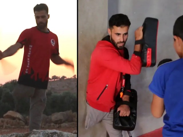 シリア内戦で片足を失った男性が孤児にカンフーを教える姿に感動！